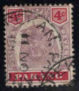 MALAYA-Pahang Scott 14A Used Tiger stamp