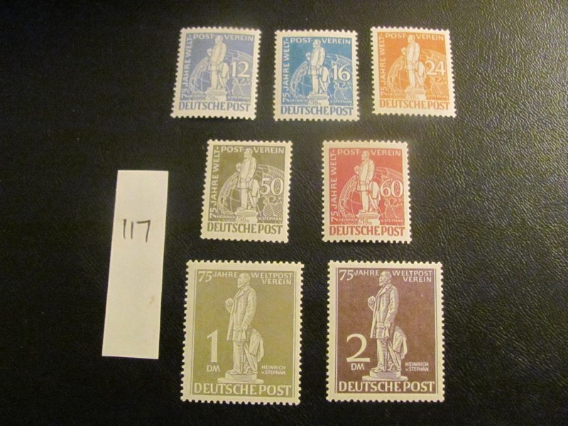 GERMANY BERLIN 1949 MNH  SC 9N35-41  750 EUROS (117)