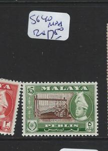 MALAYA PERLIS (PP1201B) $5.00  SG 40  MNH