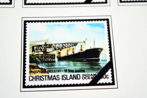 COLOR PRINTED CHRISTMAS ISLAND 1958-2010 STAMP ALBUM PAGES (94 illustr. pages)