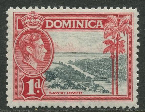 DOMINICA -Scott 98 - KGVI Definitive -1938 - MNH - Single 1p Stamp