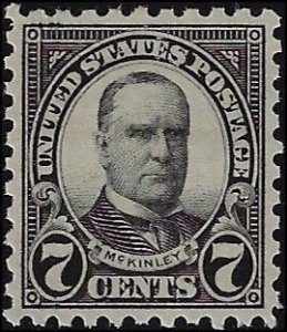 US #588, Extremely Fine, Crowe Cert Grade 95, Mint, Never Hinged