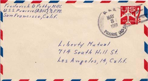 United States, U.S. Ships, Airmail, Postal Stationery