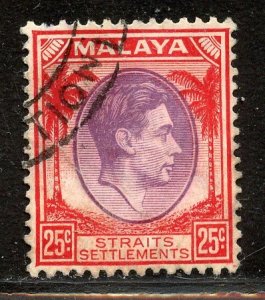 Straits settlements #246, Used.