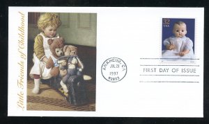 US 3151f Classic American Dolls - Baby Coos UA Fleetwood cachet FDC