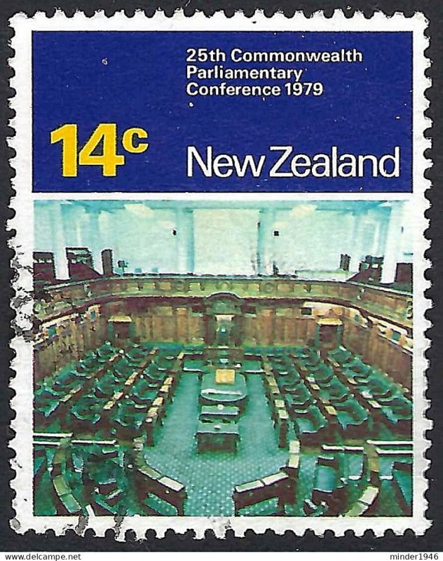 NEW ZEALAND 1979 QEII 14c, Multicoloured, 25th Anniv of the Commonwealth Parl...