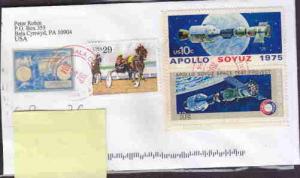 USA INTERNAL COVER HORSE RACING, SPACE AAE8696