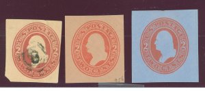 United States #U227-229 Used Multiple