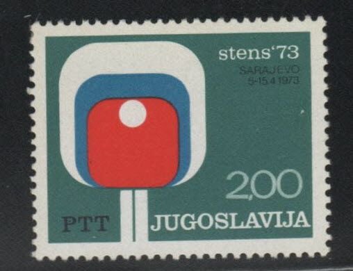 Yugoslavia Scott 1136 MNH**  Table Tennis stamp