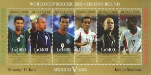 World Cup 2002,  USA v Mexico, S/S 6, SIER2566