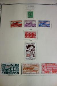 Tunisia Mint & Used Stamp Collection on Specialty Pages