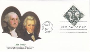 United States # 2592, Washington & Jackson, Fleetwood Cacheted First Day Covers