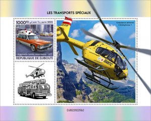 2022/08 - DJIBOUTI - SPECIAL TRANSPORT II      1V  complet set    MNH ** T