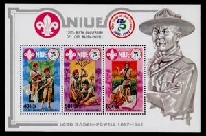 Niue 375 MNH Scouting year, Baden-Powell