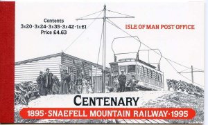 1995 Isle of Man Mountain Railway Prestige Booklet SGSB39 Unmounted Mint