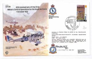 GB Jersey 60th Anniversary Military Control RAF {samwells-covers}PTS 1982 GG54 