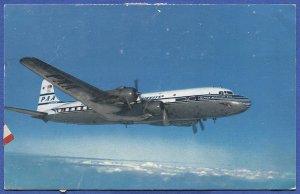 CUBA 1954 Pan American World Airways PPC, Havana to USA, Airplane color photo