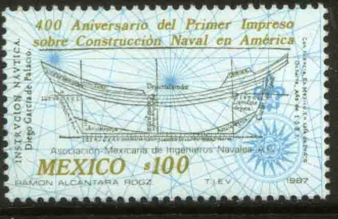 MEXICO 1485 400th Anniversary First Shipbuilding Manual MNH