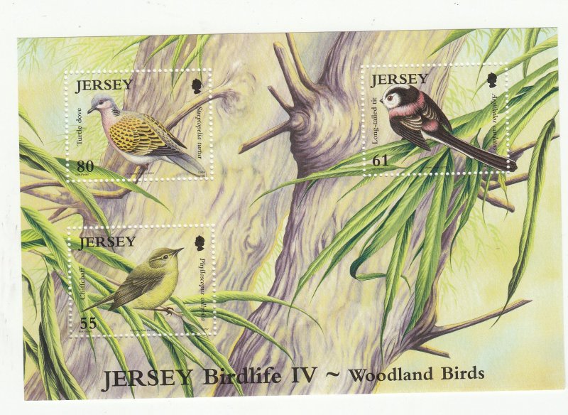 Jersey 2010,  Woodland Birds , Miniature Sheet, NHM