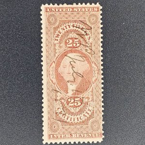 R44c Certificate hand cancel