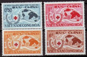 VIETNAM SÜD SOUTH [1963] MiNr 0296-99 ( **/mnh ) Rotes Kreuz