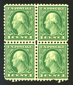 U.S. #538 MINT Block OG NH 