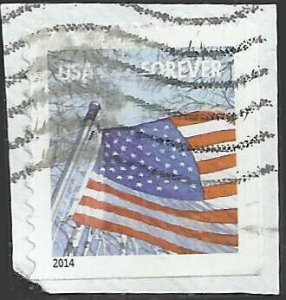 # 4785b USED FLAG IN WINTER