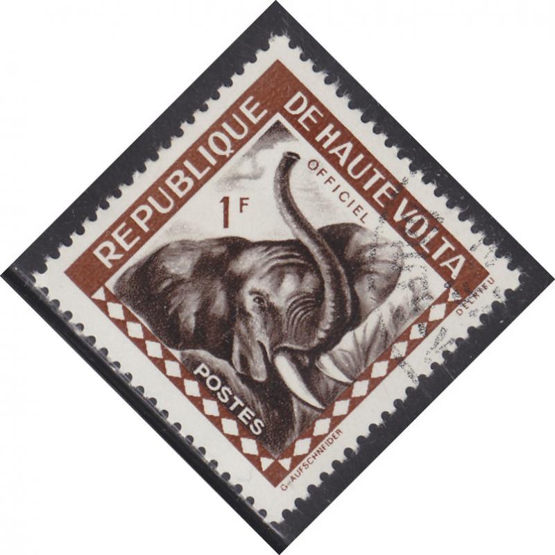 Burkina Faso O1 Elephant 1963