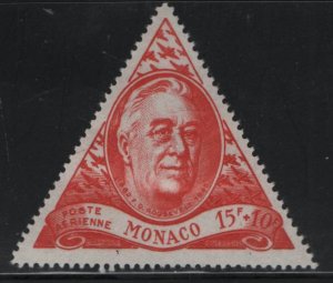 MONACO  CB6  MINT HINGED   FDR TRI ANGLE