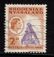 Rhodesia & Nyasaland - #160 Copper Mining  - Used