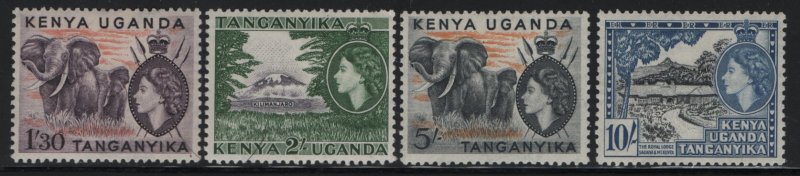 K.U.T. 113-116 MINT HINGED   HIGH VALUES OF THE SET    1954-1959