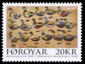 Faroe Islands 2020 Scott #753 Mint Never Hinged