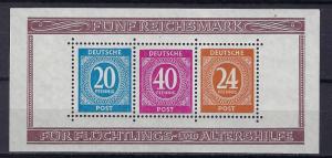 Germany AM Post Scott # B294, mint nh, s/s