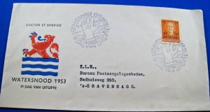 NETHERLANDS 1953  - FIRST DAY COVER  -  SCOTT #B248          (jpc16)