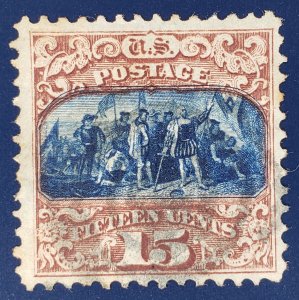 United States, Scott #119, VF used, couple of toned perfs