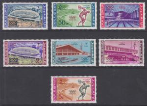 Umm Al Qiwain Sc 19-33 MNH. 1964 Tokyo Olympics + 1965 JFK Memorial, 2 cplt sets