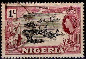 Nigeria; 1953: Sc. # 87: Used  Single Stamp