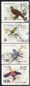 Sri Lanka #691-694  Used