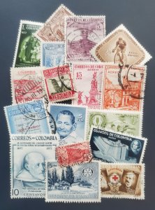 Colombia early mix, nice stamps