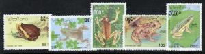 Laos 1113-7 MNH Native Frogs