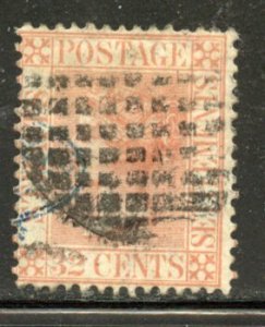 Straits settlements 126, Used.