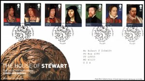 Great Britain 2767-2773 House of Stuart Typed FDC