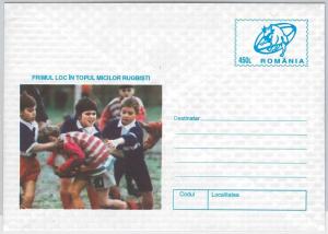 sport RUGBY -  POSTAL HISTORY - POSTAL STATIONERY COVER - Romania 1997