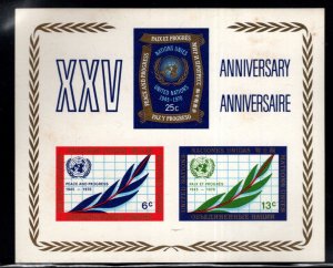 United Nations Scott 212 MNH** souvenir sheet