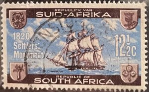 1962 Stamp of South Africa of British Settlers Monument, SC# 283 well used