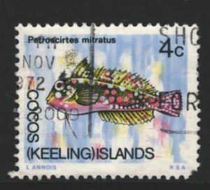 Cocos Keeling Islands Sc#11 Used