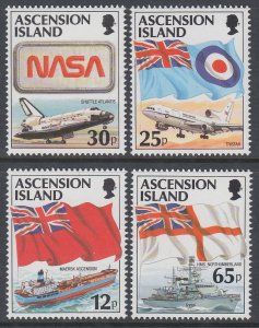 Ascension 669-672 MNH VF