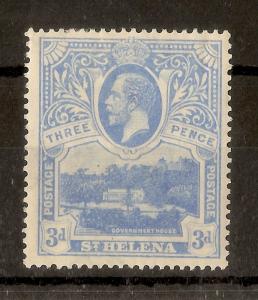 St Helena 1922 3d SG91 Mint Cat£25