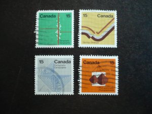 Stamps - Canada - Scott# 582-585 - Used Set of 4 Stamps