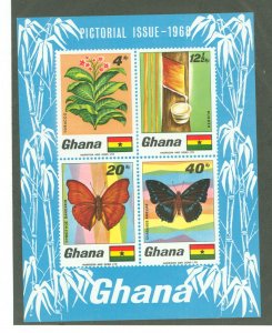 Ghana #335a Unused Plate Block